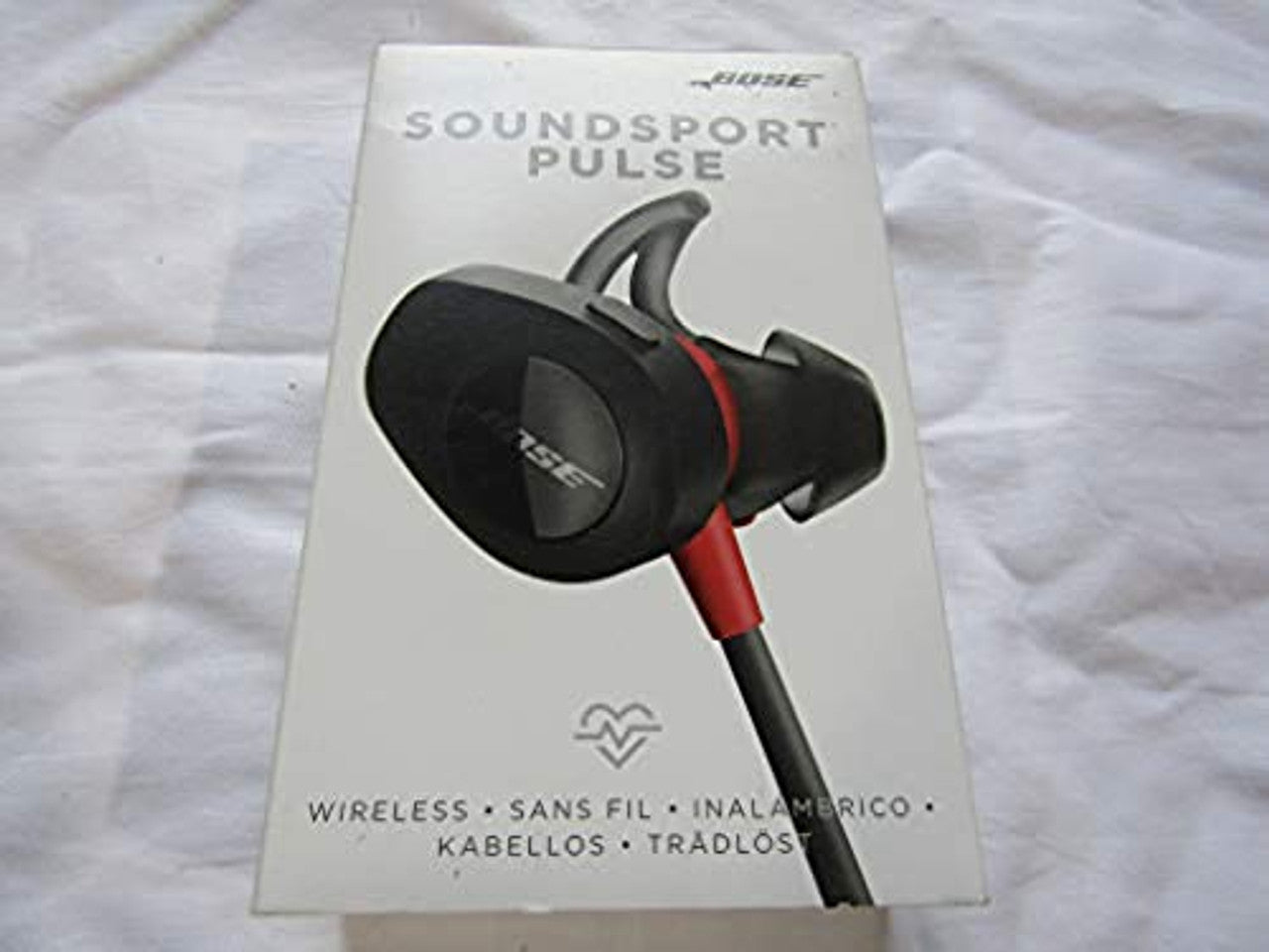 Bose SoundSport Pulse Wireless Headphones, Power Red (With Heartrate Monitor) LN