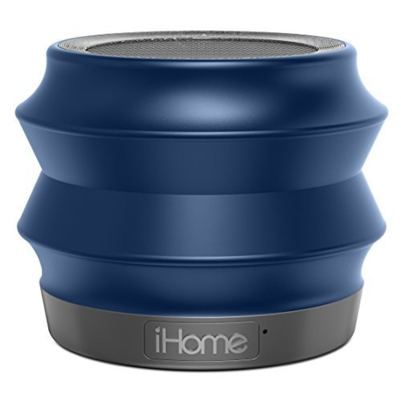 iHome iBT61BC Portable Collapsible Bluetooth Speaker with Speakerphone - Featuring Melody, Voice Powered Music Assistant - Blue LN