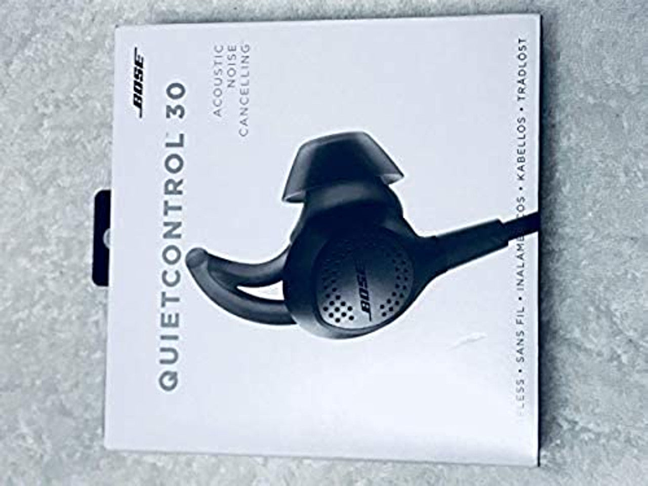 Bose Quietcontrol 30 Wireless Headphones, Noise Cancelling - Black LN