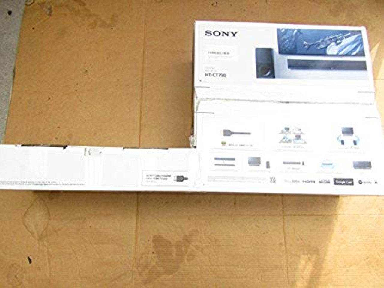 Sony HTCT790 2.1-Channel Soundbar System with Wireless Subwoofer and Digital Amplifier - Black LN