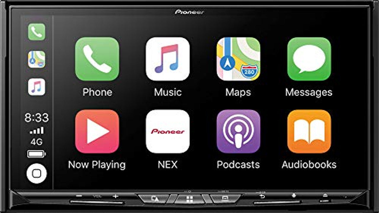 Pioneer AVIC-W8500NEX 7" Android Auto/Apple CarPlay Built-in Navigation Bluetooth In-Dash CD/DVD Receiver Black VG