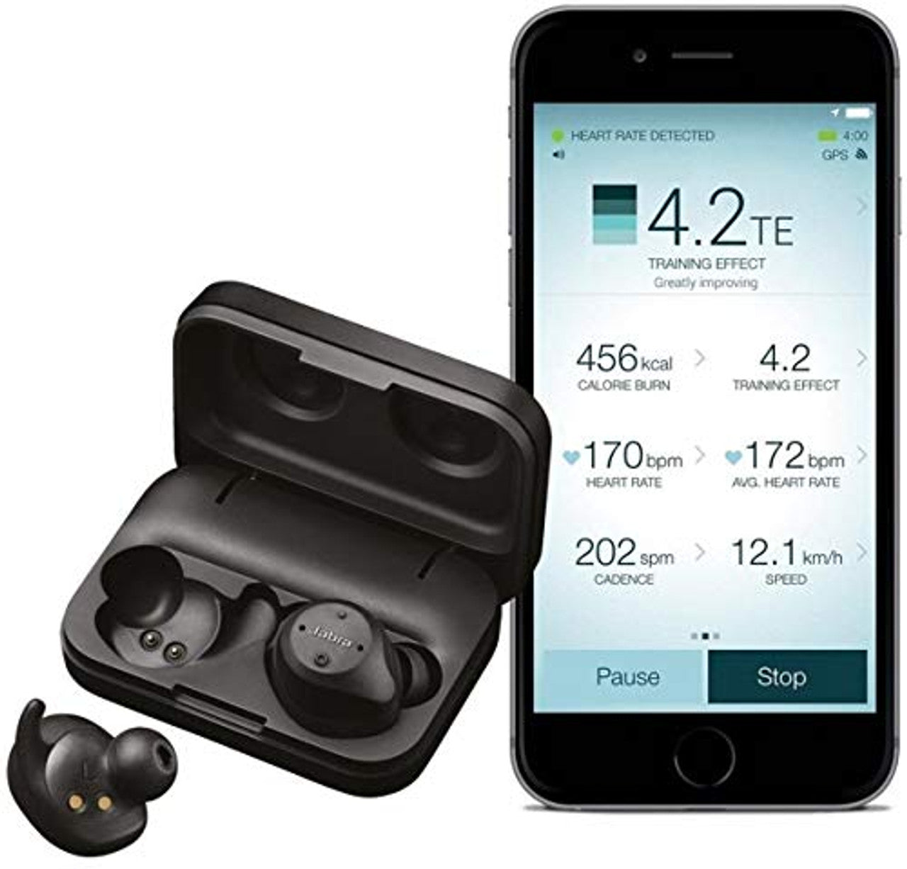 Jabra Elite Sport True Wireless Waterproof Fitness & Running Earbuds LN