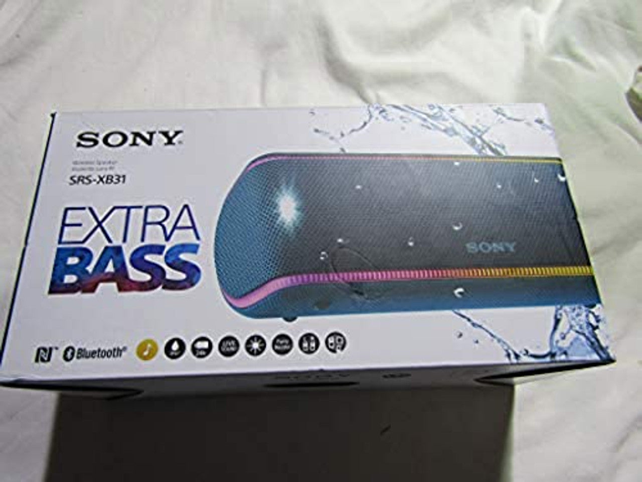 Sony SRS-XB31 Portable Wireless Bluetooth Speaker, Blue (SRSXB31/LI) LN