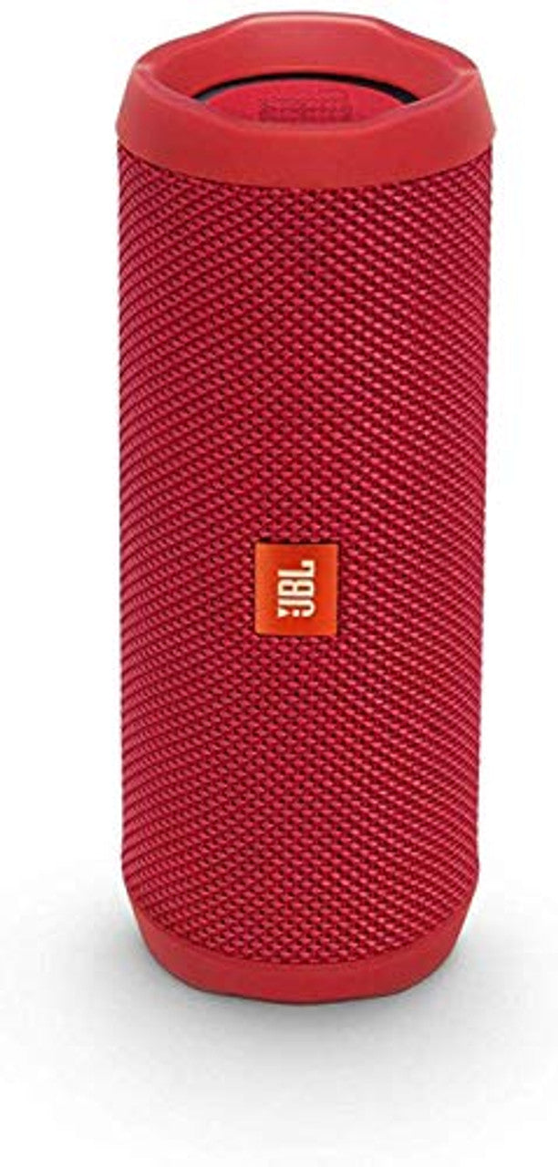 JBL Flip 4 Waterproof Portable Bluetooth Speaker - Red LN