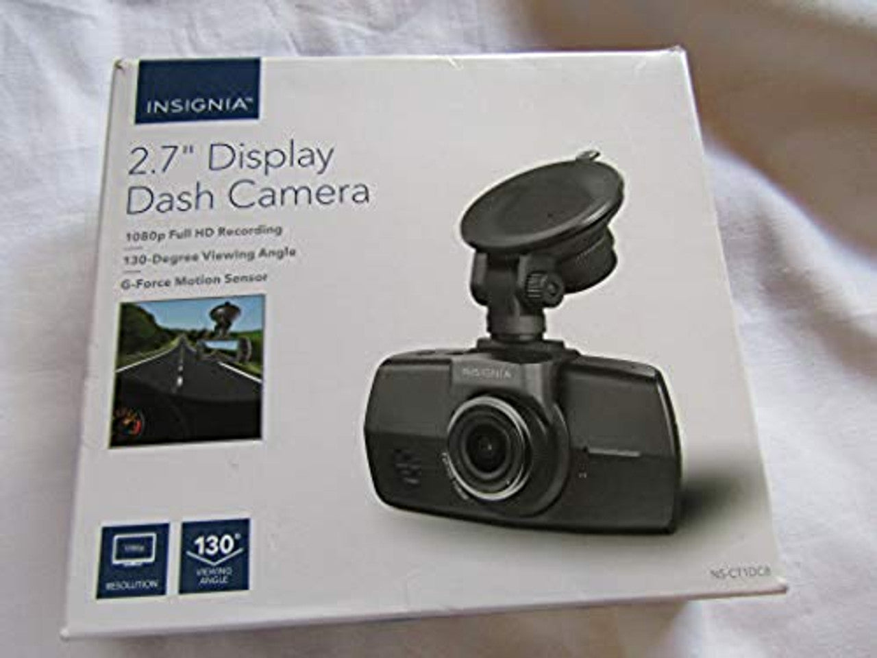 Insignia NS-CT1DC8 - Full HD Dash Cam - Black LN