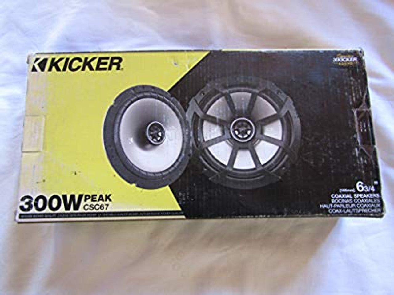 Kicker 43CSC674 CSC67 6.75-Inch Coaxial Speakers, 4-Ohm LN