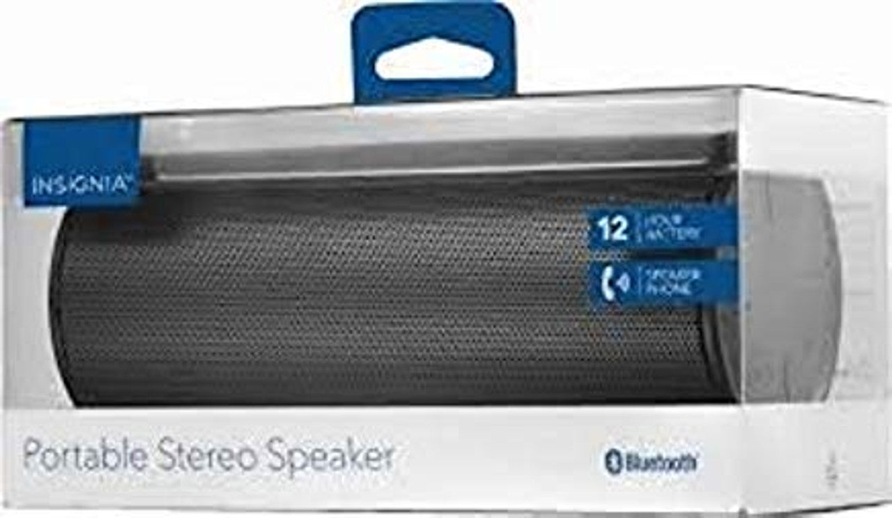 Insignia NS-SPBTWAVE2-BK Wave 2 Portable Bluetooth Speaker - Black LN