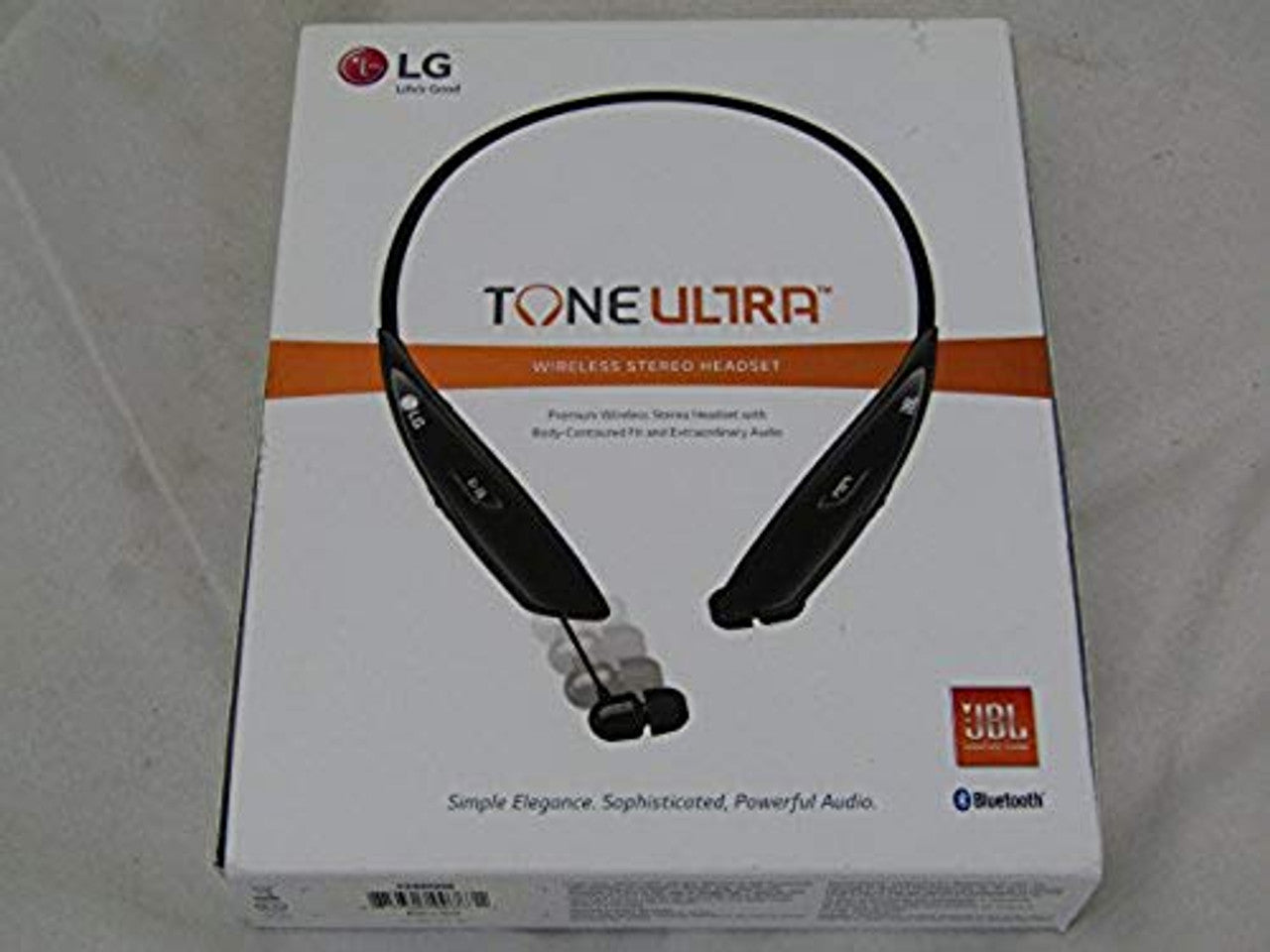 LG Electronics Tone Ultra HBS-810 Bluetooth Wireless Stereo Headset - Retail Packaging - Black VG