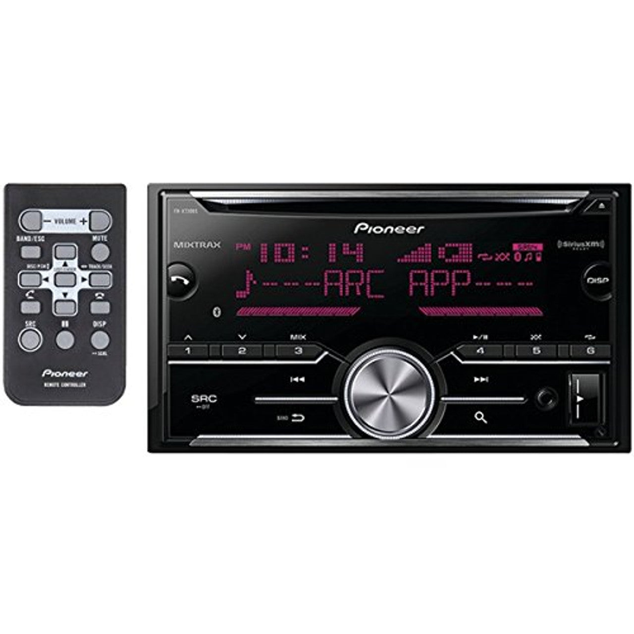 PIONEER FH-X730BS Double-DIN In-Dash CD Receiver with MIXTRAX(R), Bluetooth(R) & SiriusXM(R) VG