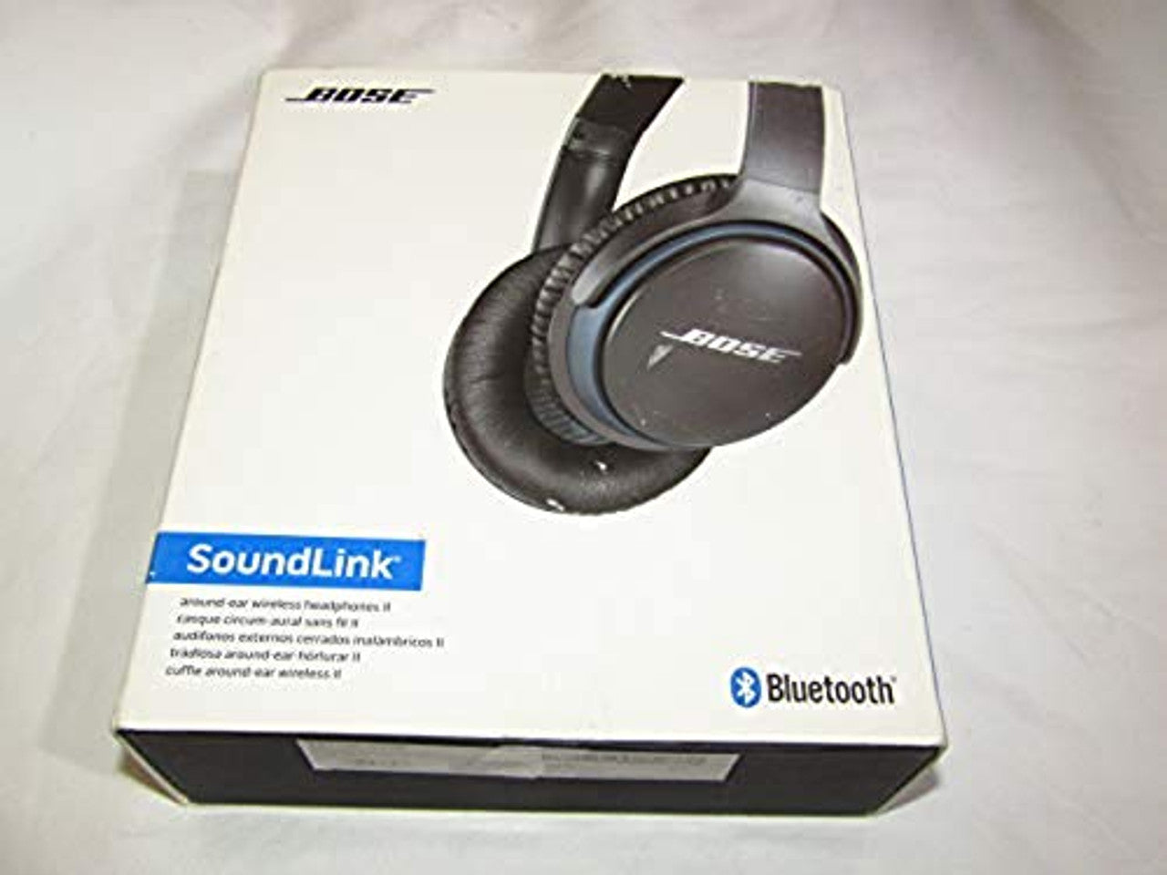 Bose SoundLink around-ear wireless headphones II Black :LN