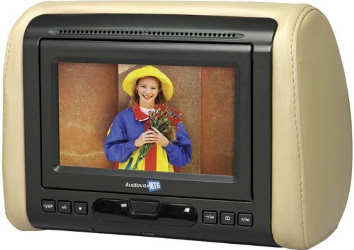 Audiovox AVXMTGHR1DA 7" Digital LED Back-Lit Headrest Monitor with Built-In DVD Player
