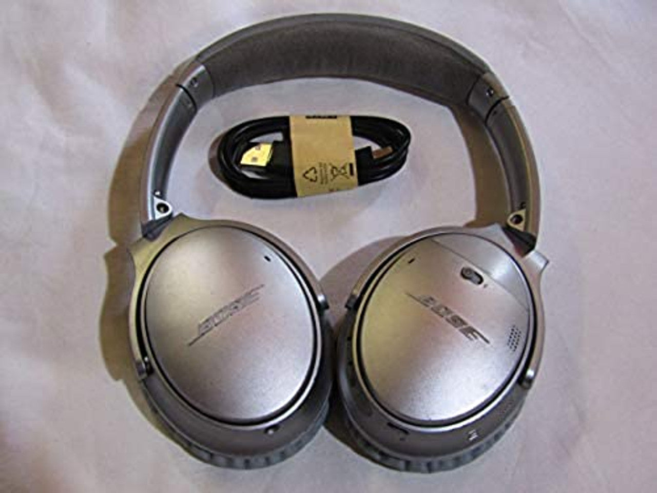 Bose QuietComfort 35 (Series I) Wireless Headphones, Noise Cancelling - Silver VG