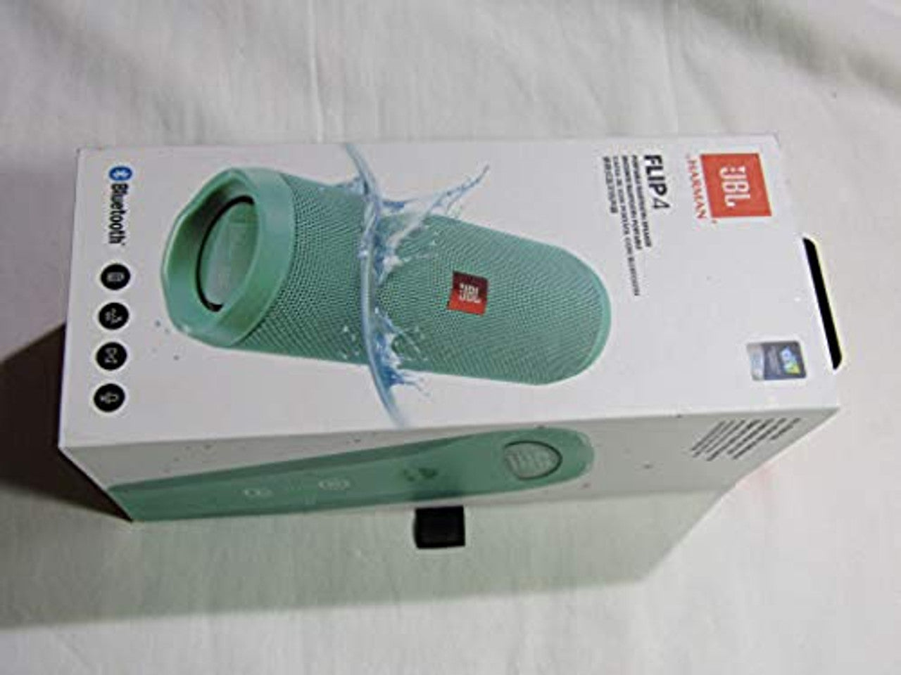 JBL Flip 4 Waterproof Portable Bluetooth Speaker - Teal LN