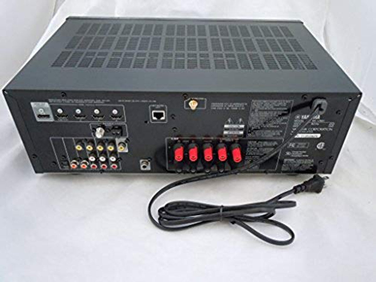 Yamaha RX-V481BL Receiver (Black), Works with Alexa