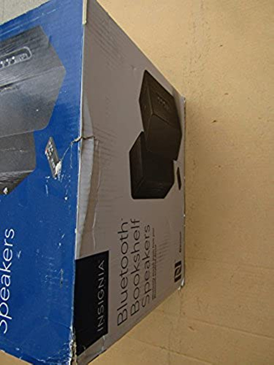 Insignia NS-HBTSS116 Powered Bluetooth Bookshelf Speakers (Pair)-Black LN