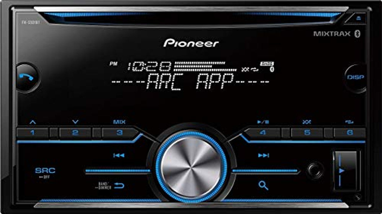 Pioneer FH-S501BT Double Din CD Receiver Built-in Bluetooth VG