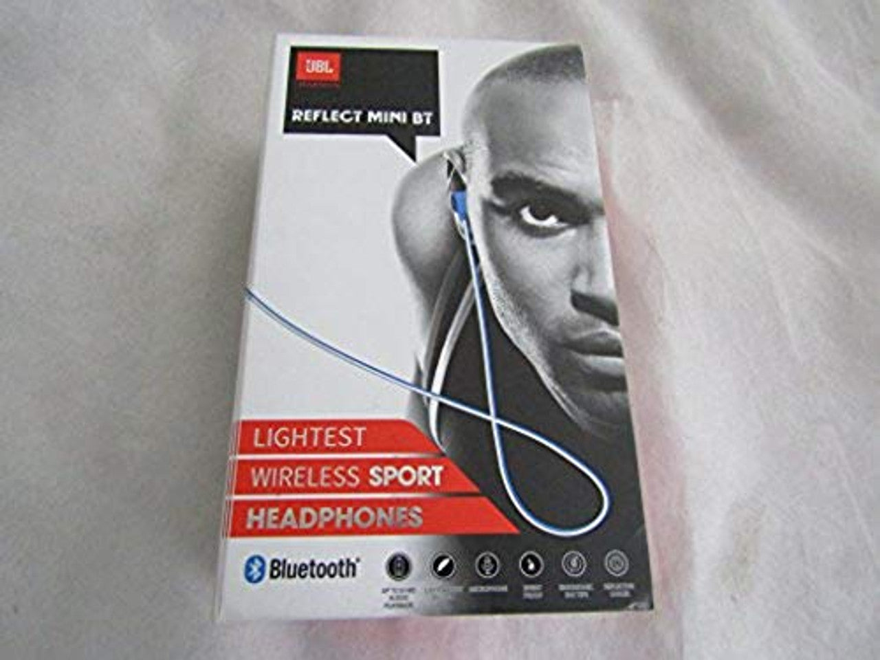 JBL Reflect Mini Bluetooth In-Ear Sport Headphones, Blue