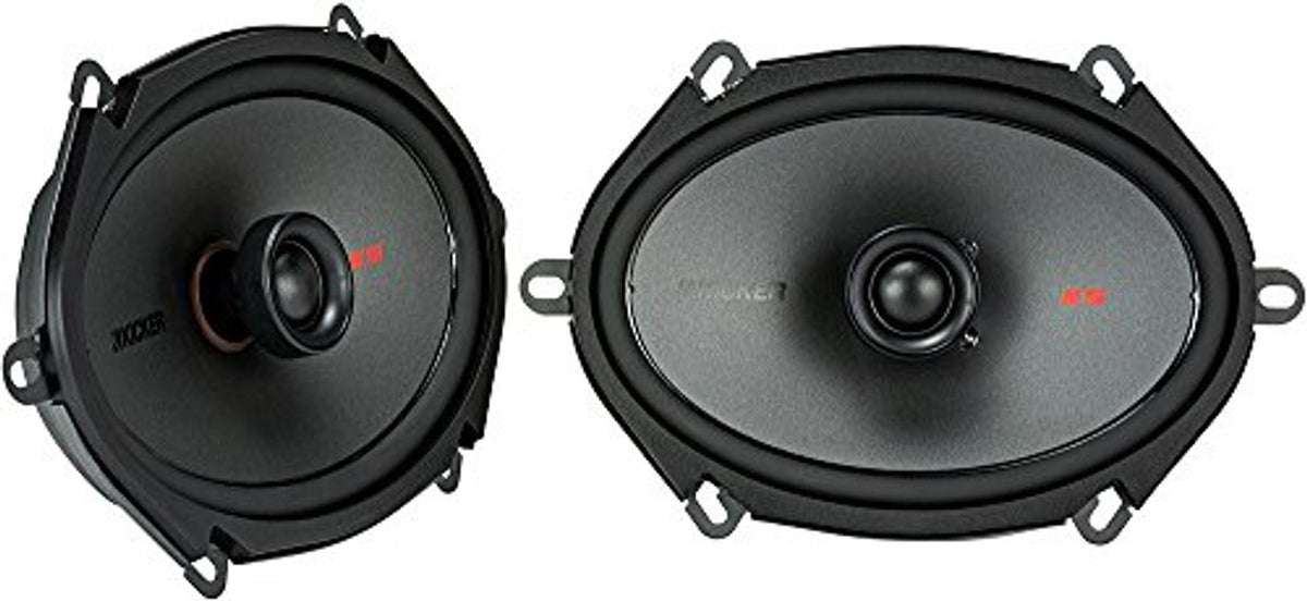 Kicker KSC6804 KSC680 6x8 Coax Speakers with .75" tweeters 4-Ohm :LN