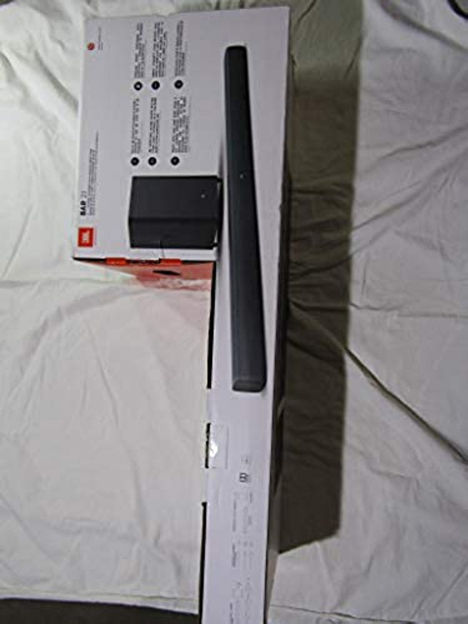 JBL Bar 2.1 Home Theater Starter System with Soundbar and Wireless Subwoofer with Bluetooth