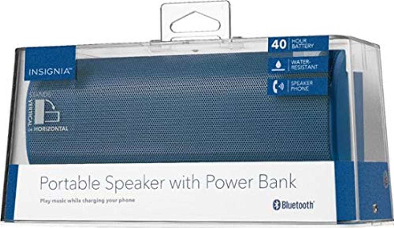 Insignia Brick 2 Portable Bluetooth Speaker - Blue (NS-SPBTBRICK2-BL)