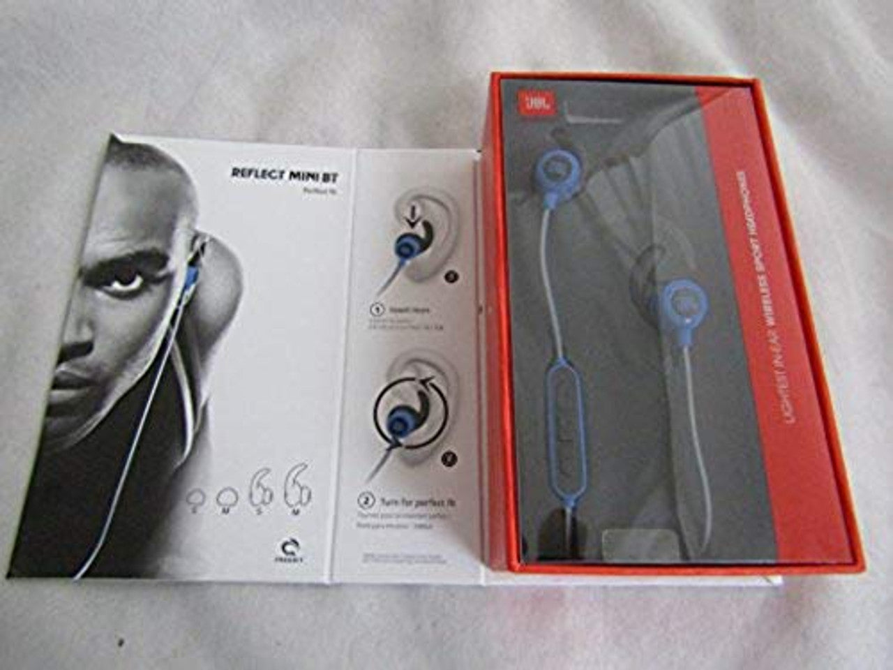 JBL Reflect Mini Bluetooth In-Ear Sport Headphones, Blue