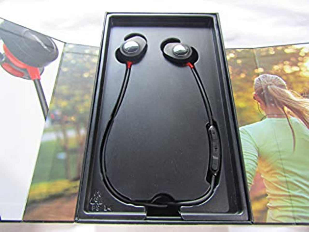 Bose SoundSport Pulse Wireless Headphones, Power Red (With Heartrate Monitor) LN