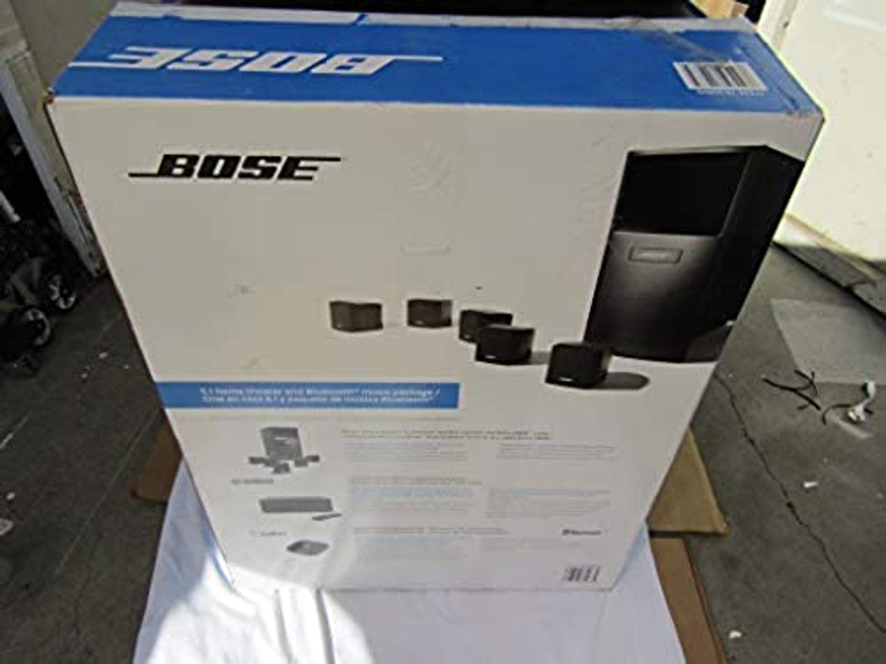 Bose Acoustimass 6 Home Theater System III Yamaha HTR-3066 Receiver Belkin Bluetooth Receiver VG
