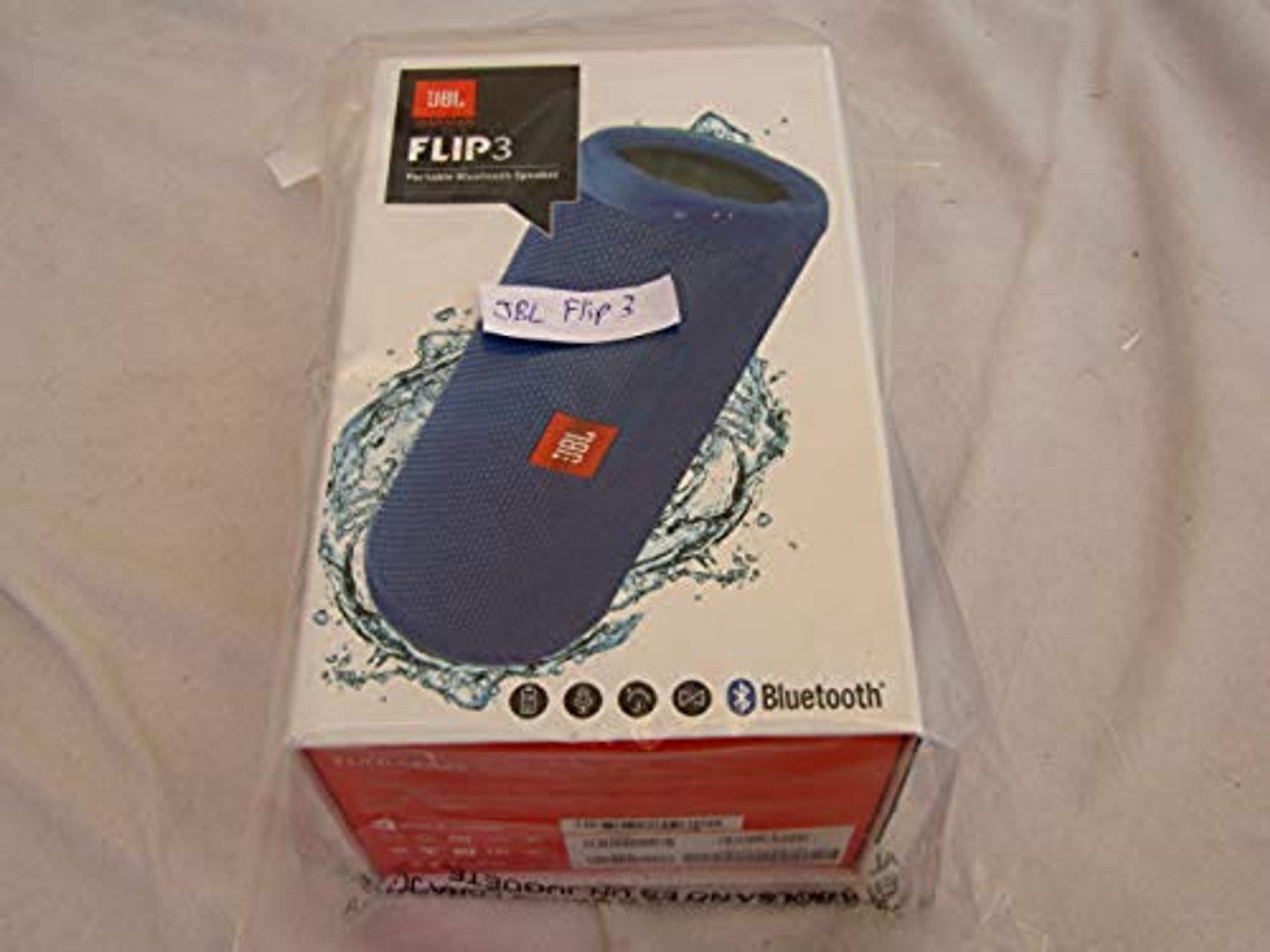 JBL Jbl Flip 3 Splash proof Portable Bluetooth Speaker, Blue LN