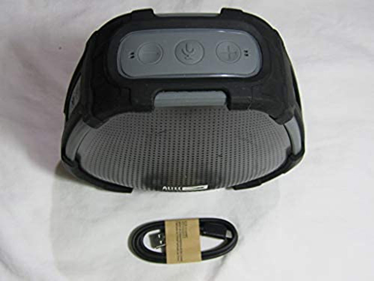 Altec Lansing VersA Smart Portable Bluetooth Speaker with Amazon Alexa Voice Assistant, Black and Silver VG