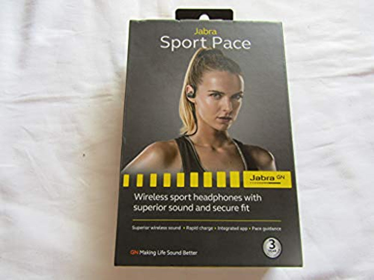 Jabra Sport Pace Wireless Bluetooth In-Ear Headphones - Black LN