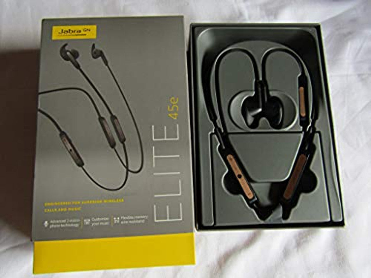 Jabra Elite 45e Wireless In-Ear Headphones - Copper Black LN