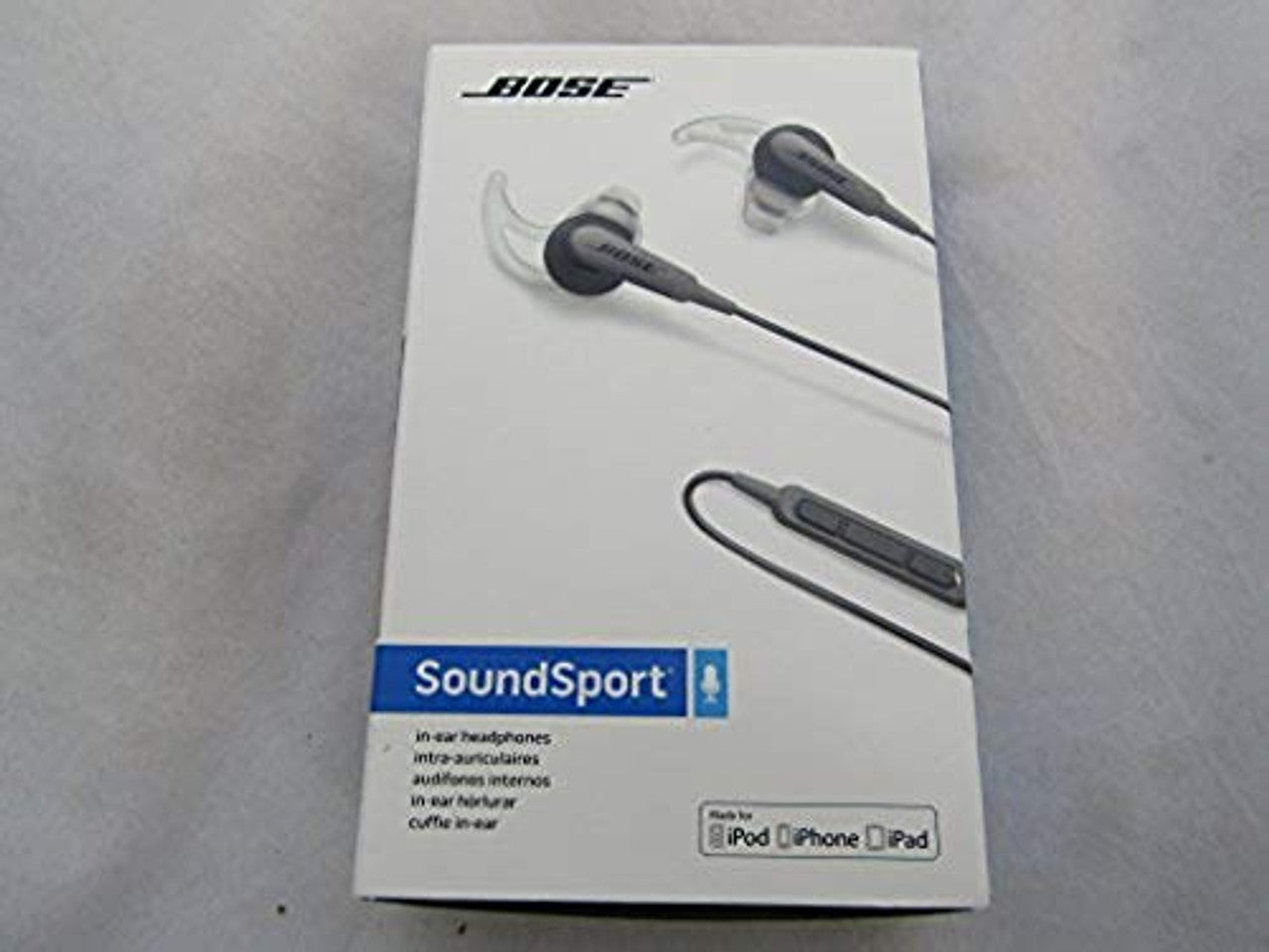 Bose SoundSport in-ear headphones - Apple devices Charcoal