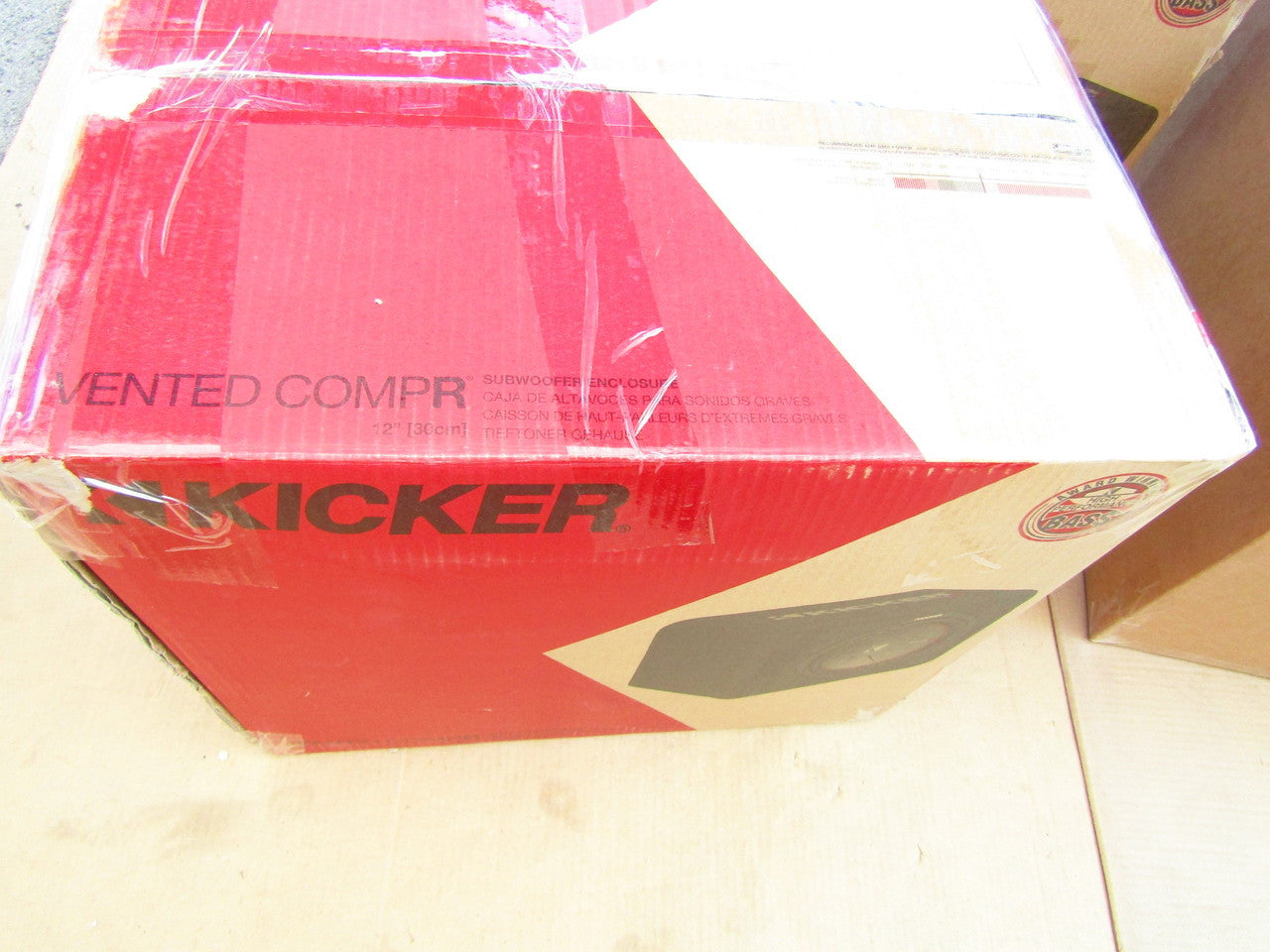 Kicker VCWR122 (43VCWR122) 12" Single Subwoofer Enclosure