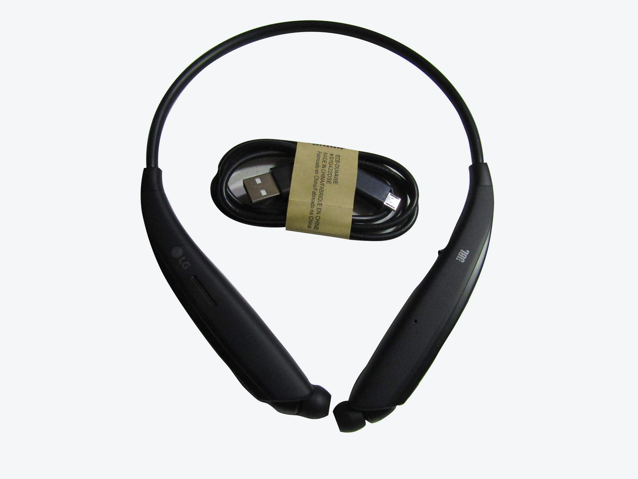 LG Tone Ultra Se Bluetooth Wireless Stereo Neckband Earbuds Tuned by JBL (HBS-835S) - Black VG