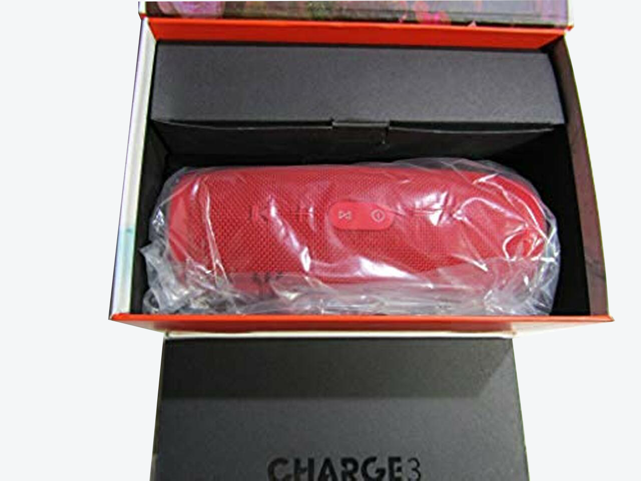JBL Charge 3 - Waterproof Portable Bluetooth Speaker (Red) LN