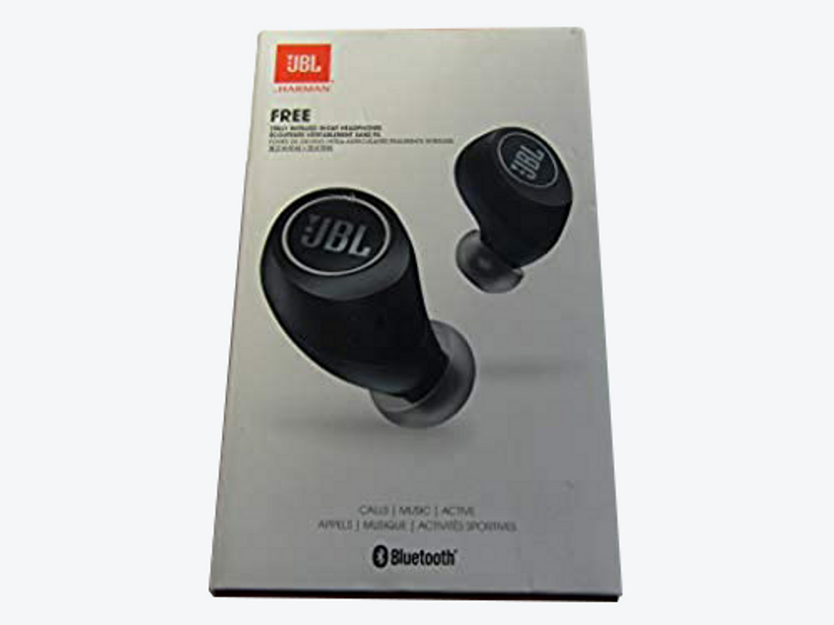 JBL Free Truly Wireless in-Ear Headphones (Black) LN