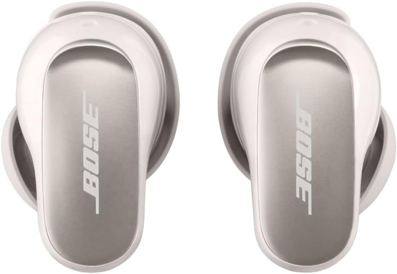 Bose QuietComfort Ultra Wireless Noise Cancelling Earbuds, Bluetooth White Smoke