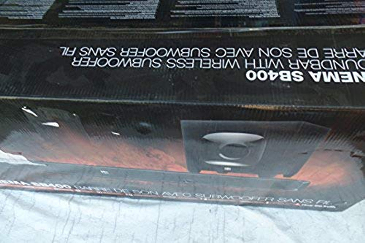 JBL Cinema SB400 Soundbar Subwoofer Speaker System - Black VG
