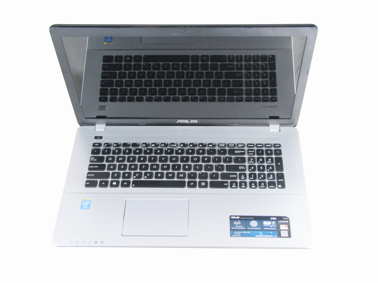 ASUS X750JA-DB71 17.3" Laptop Intel Core i7 4th Gen 4700HQ 8 GB Memory 512GB SSD Windows 10 VG