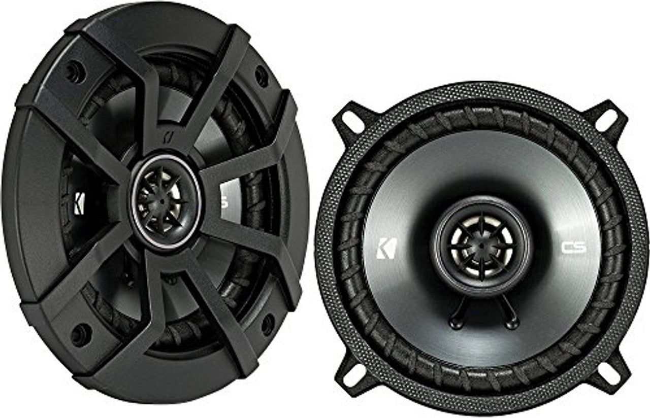 Kicker CSC5 5.25" 225W 2 Way 4 Ohm Coaxial Car Audio Speakers, Pair | 43CSC54 LN