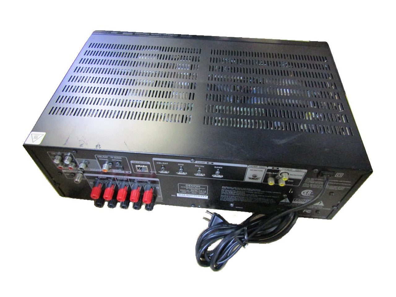Denon AVR 1613 AV Receiver with HDMI connections Black VG