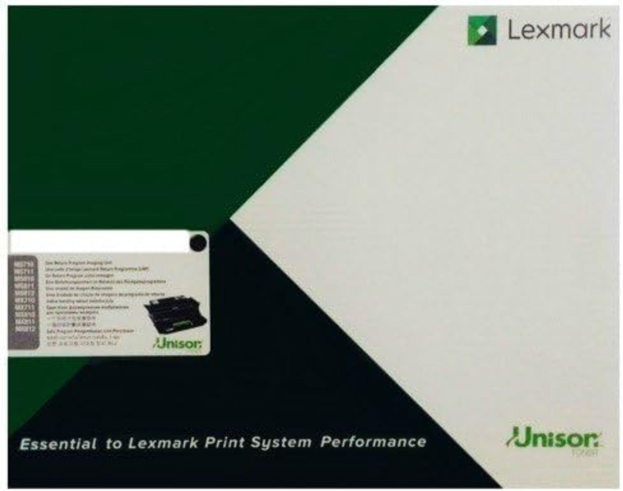 Lexmark 58D0Z00 Black Return Program Imaging Unit,Grey