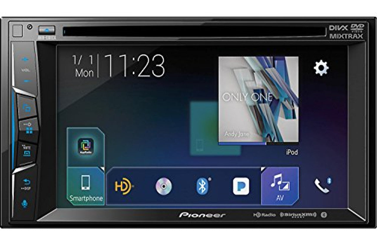Pioneer AVH-501EX 6.2 Inch DVD Receiver with HD Radio and Bluetooth VG