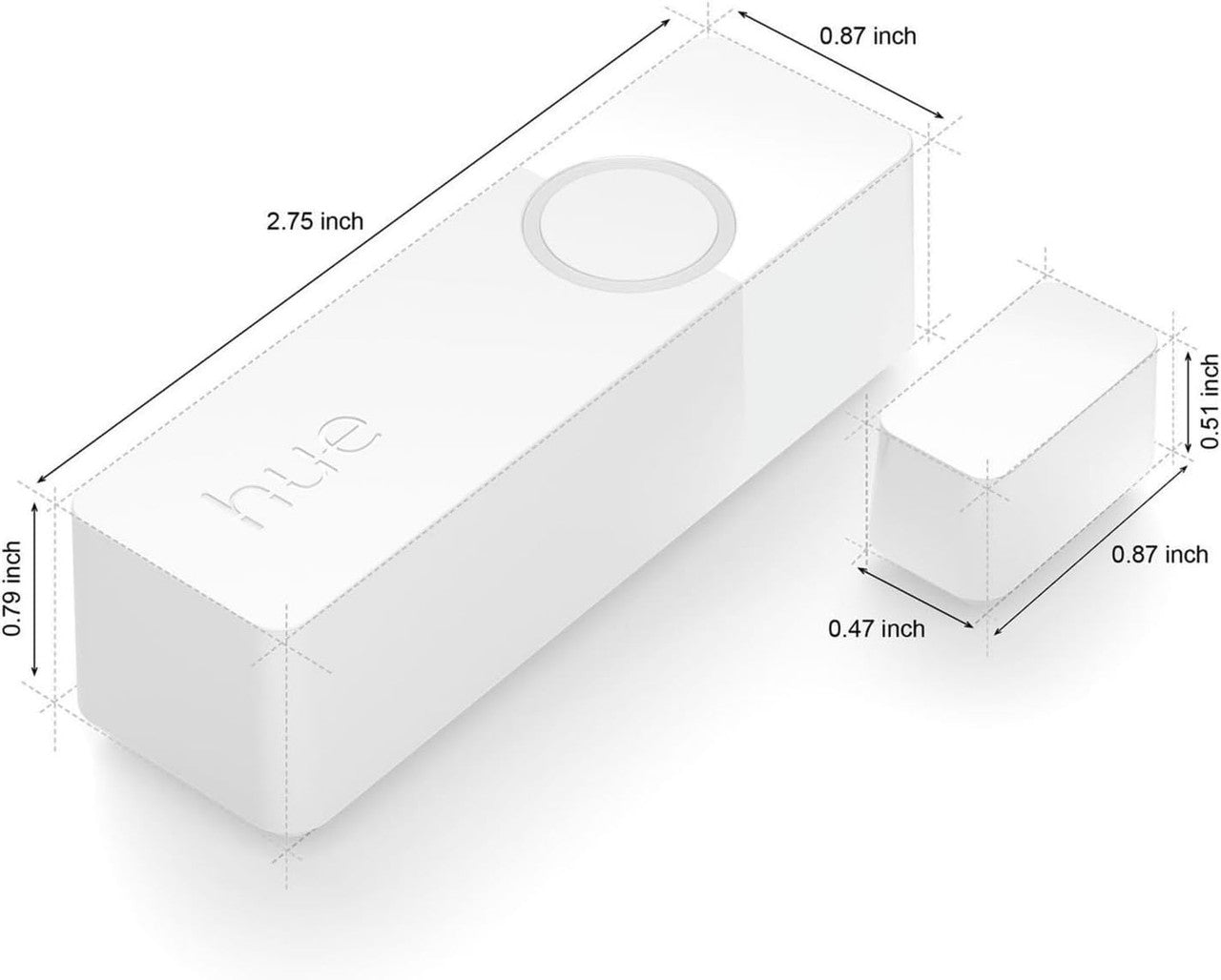 Philips Hue Secure Smart Contact Sensor, White - 1 Pack