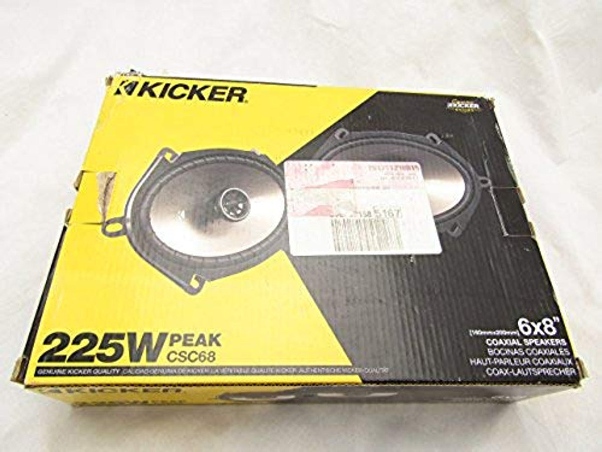 Kicker CSC68 6x8" Coaxial Speaker Pair