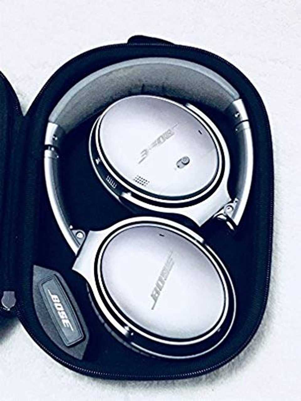 Bose QuietComfort 35 (Series I) Wireless Headphones, Noise Cancelling - Silver WBOX