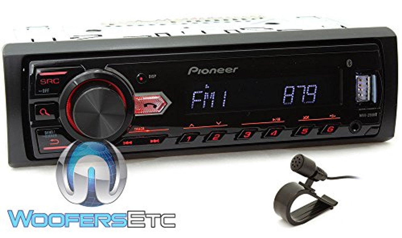 Pioneer MVH-290BT Vehicle Digital Music Player Receivers, Black LN