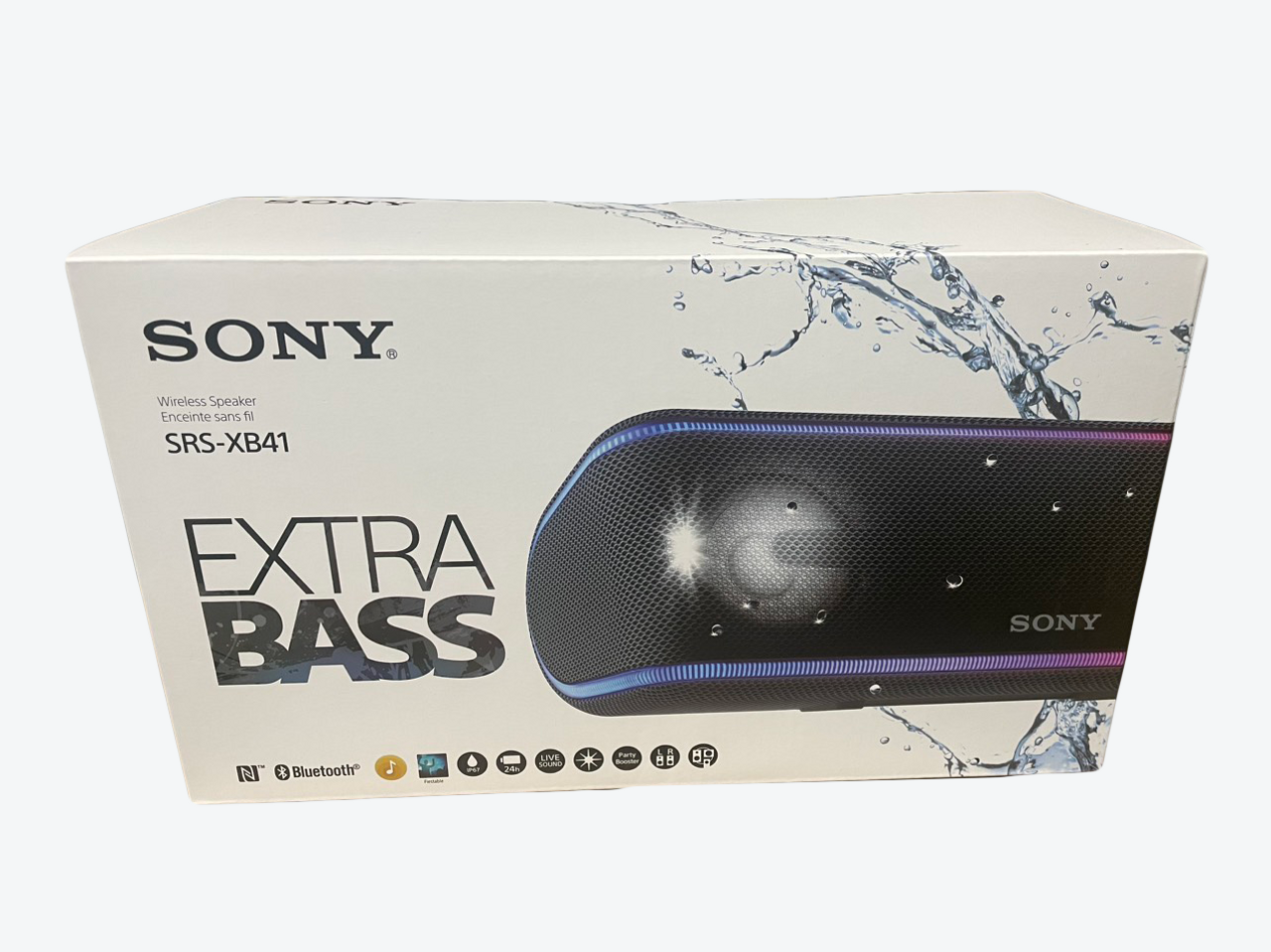 Sony SRS-XB41 Portable Bluetooth Speaker Black