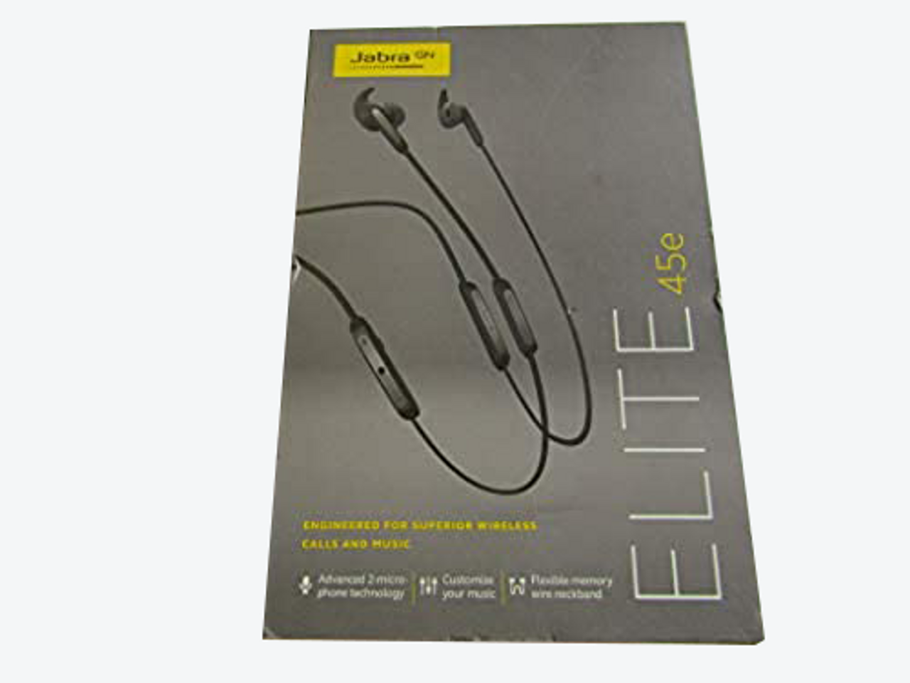 Jabra Elite 45e Alexa Enabled Wireless Bluetooth In-Ear Headphones LN