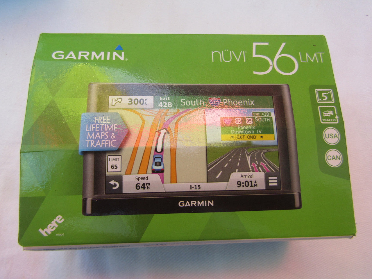 Garmin nüvi 56LMT GPS Navigators System with Spoken Turn-By-Turn Directions, Preloaded Maps and Speed Limit Displays